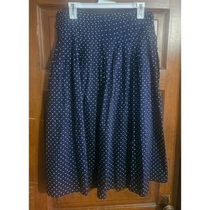 Liz Claiborne A-Line Polka Dot Skirt